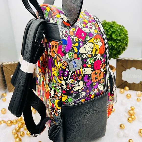 Halloween Disney Loungefly Mini Backpack - Picture 6 of 12